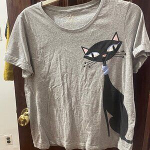 Kate Spade Retro Deco Cat T-shirt